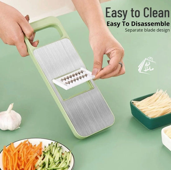 5 in 1 Stainless Steel Multifunctional Vegetable Cutter and Slicer